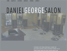 Tablet Screenshot of danielgeorgesalon.com